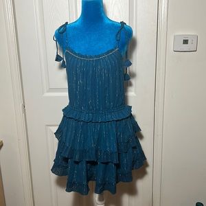 MISA Los Angeles Tiered Mini Dress XS